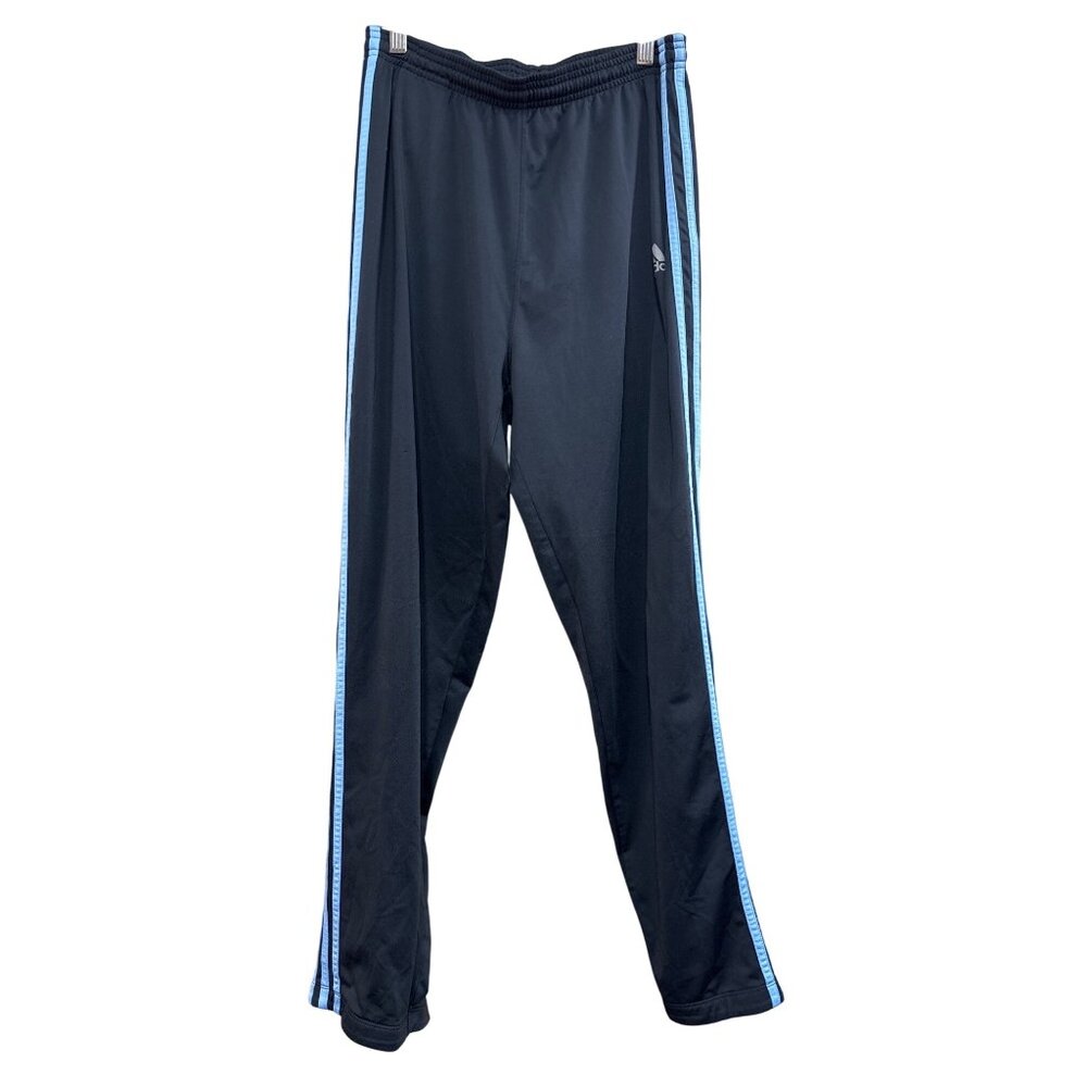 Vintage Adidas Men's Track Pants Medium Blue/Navy